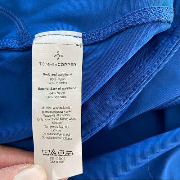 NWT Tommie Copper Lower Back Support Capri Cobalt Blue size XL - Picture 12 of 12